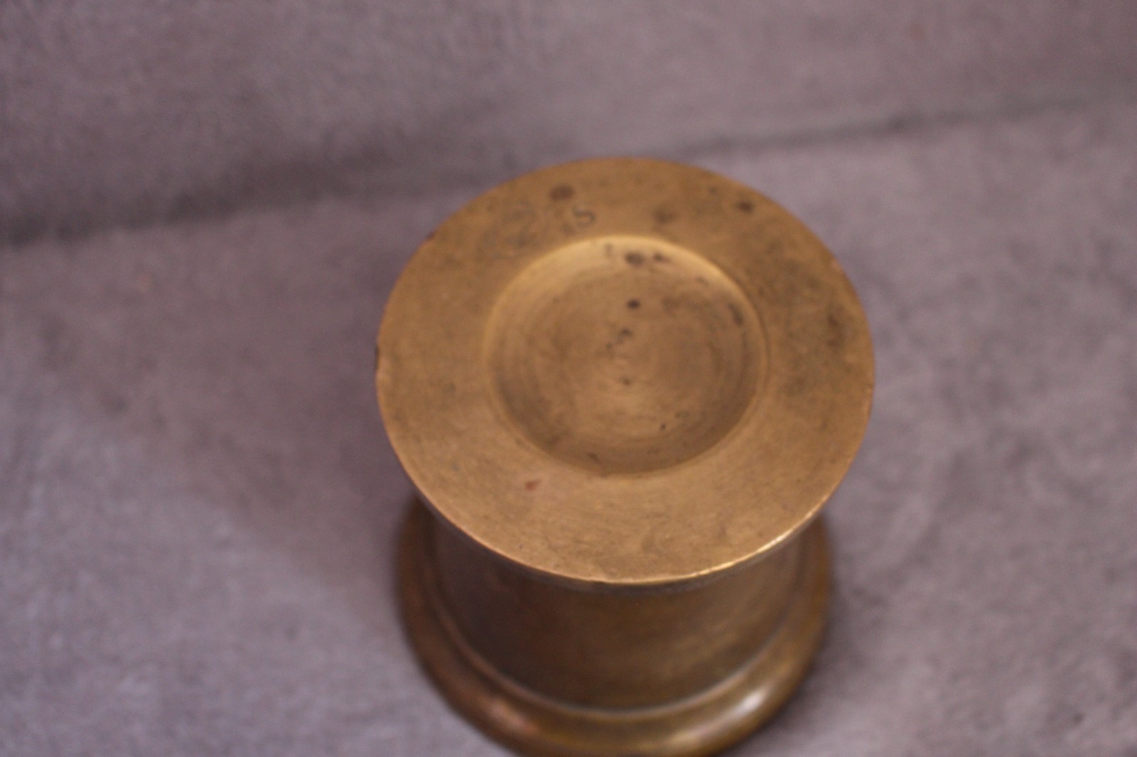 Popat Metal in Pune India Pestel and Mortar incredibly heavy 12cm tall/11 wide