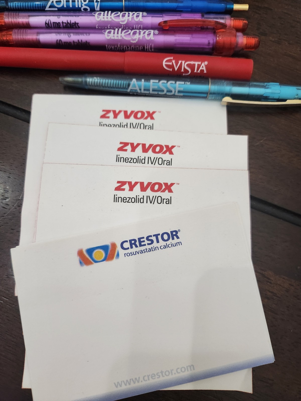 Drug Rep Pens/sticky Notes/ ruler that has calculator