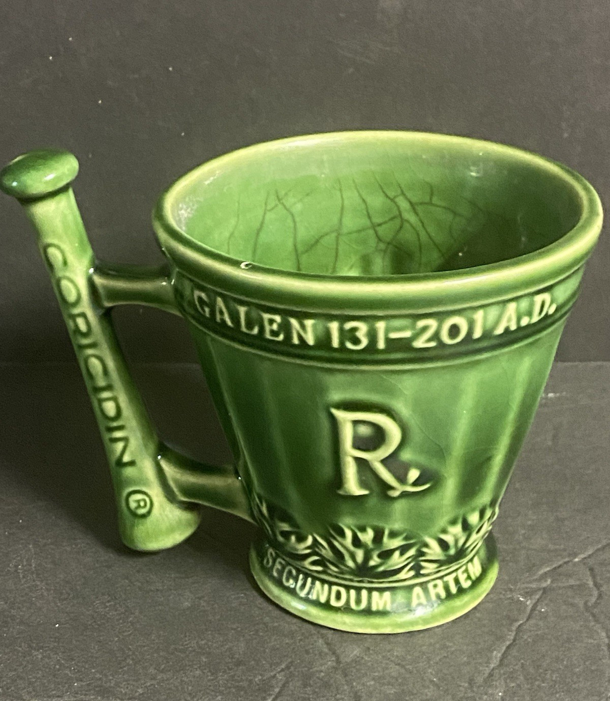 McCoy Schering Coricidin Coffee Cup 1960s