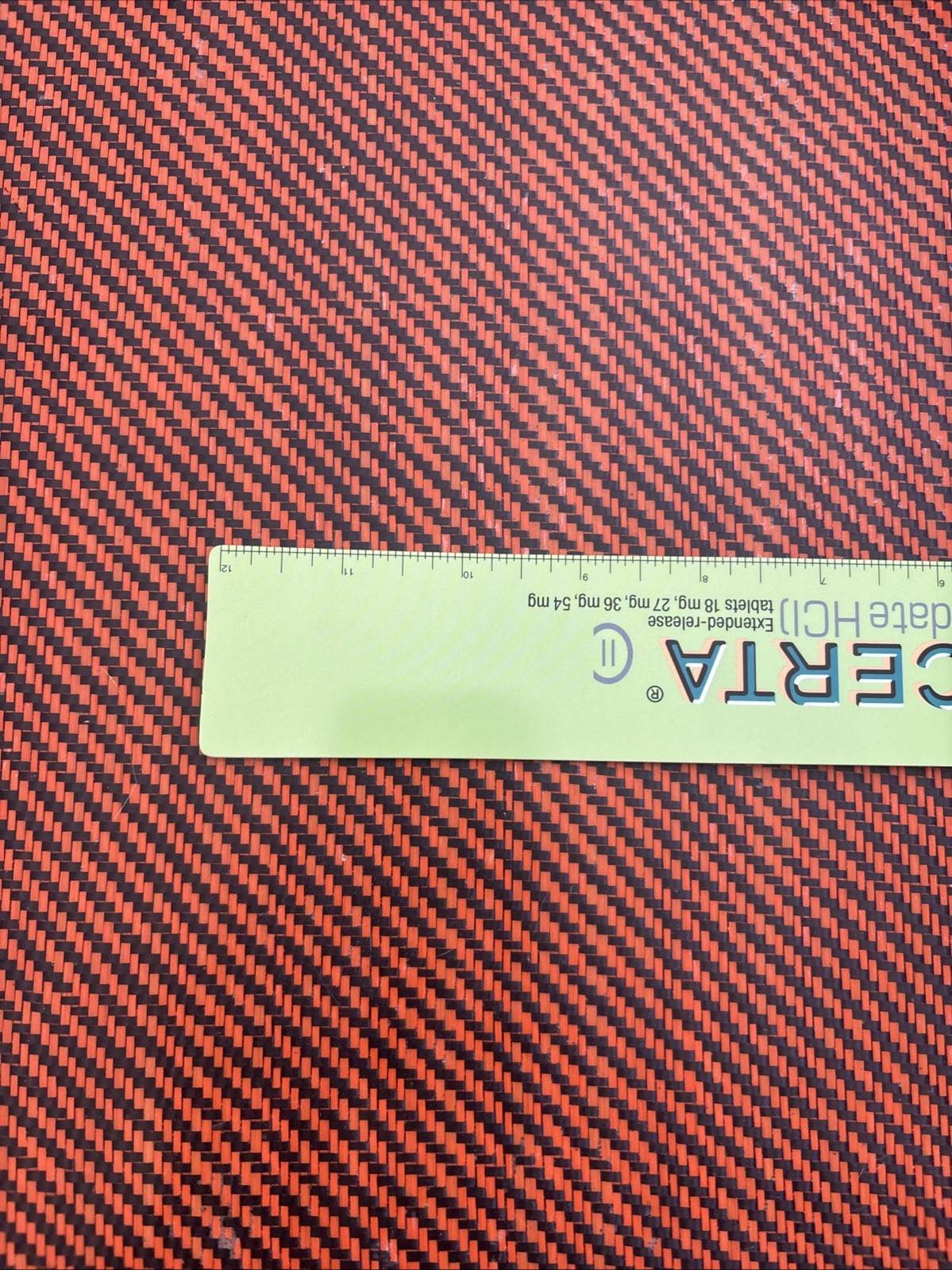 Concerta Pharmaceutical Drug Rep Ruler ADHD School Teacher Graphic Collectible