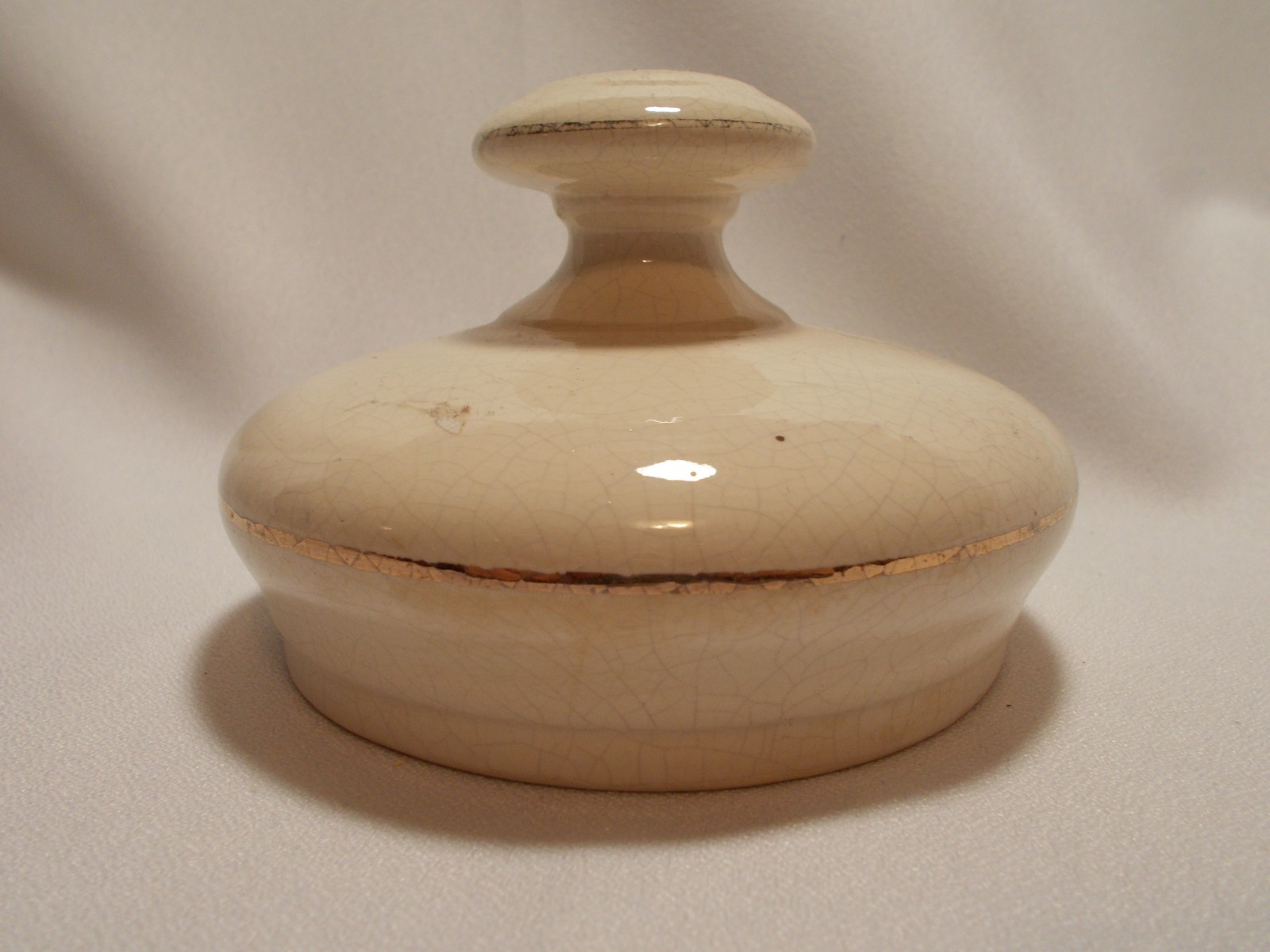 Vintage Porcelain “Valpen” Apothecary Pharmacy Drug Store Jar-LID ONLY