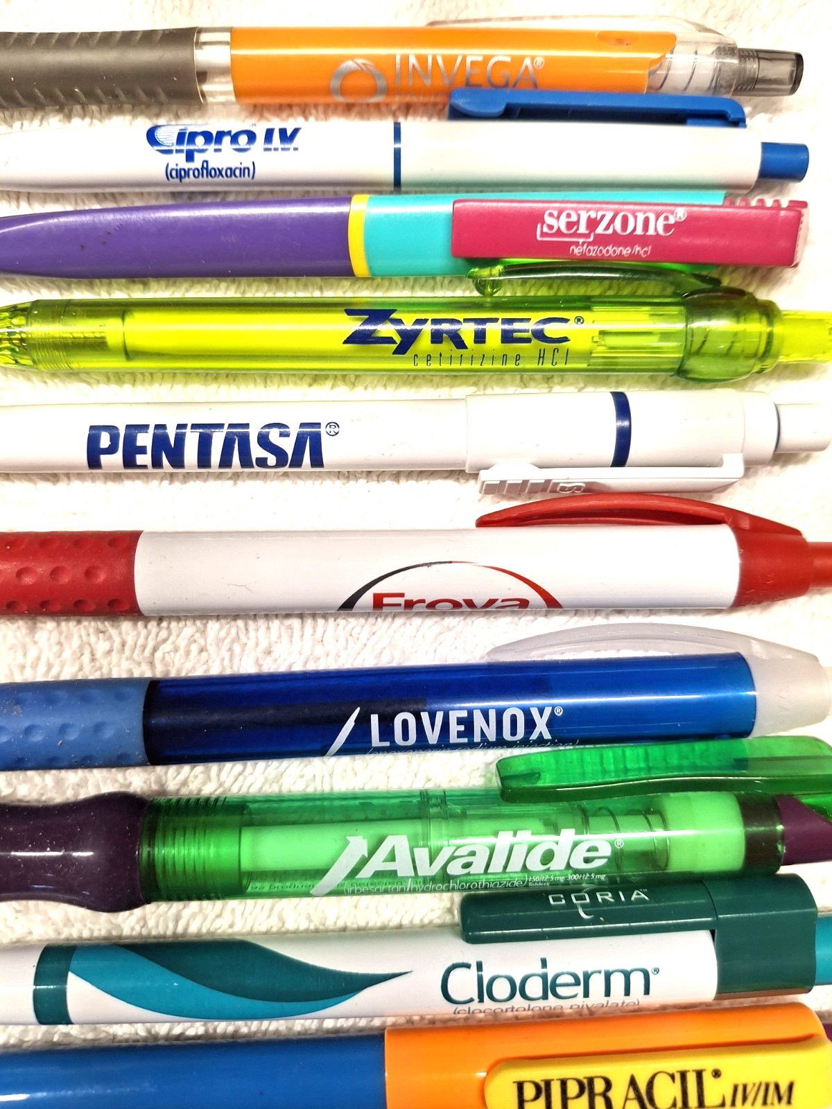14 Pharma Drug Rep Pens Lot Pharmaceutical Advertising