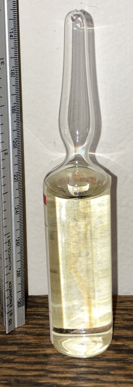 S.E. Massengill Antique 10cc “Sterile Water For Injection” Medicine Ampule Rare