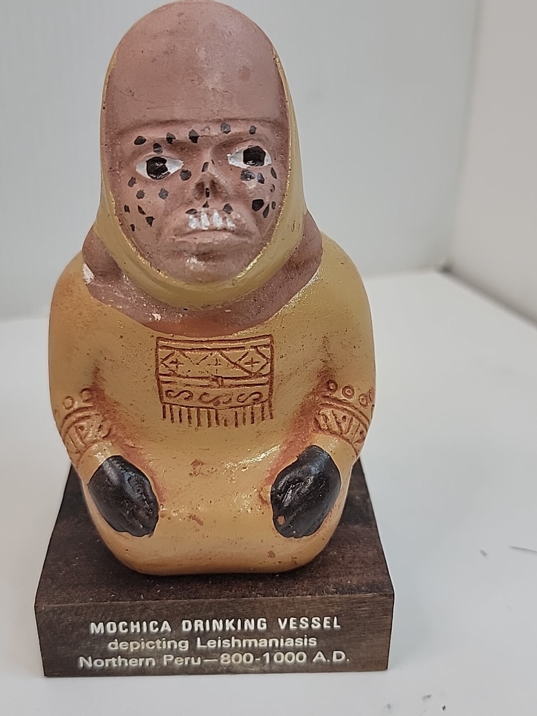 Schering Mochica Drinking Vessel Leishmaniasis Northern Peru 800-1000AD