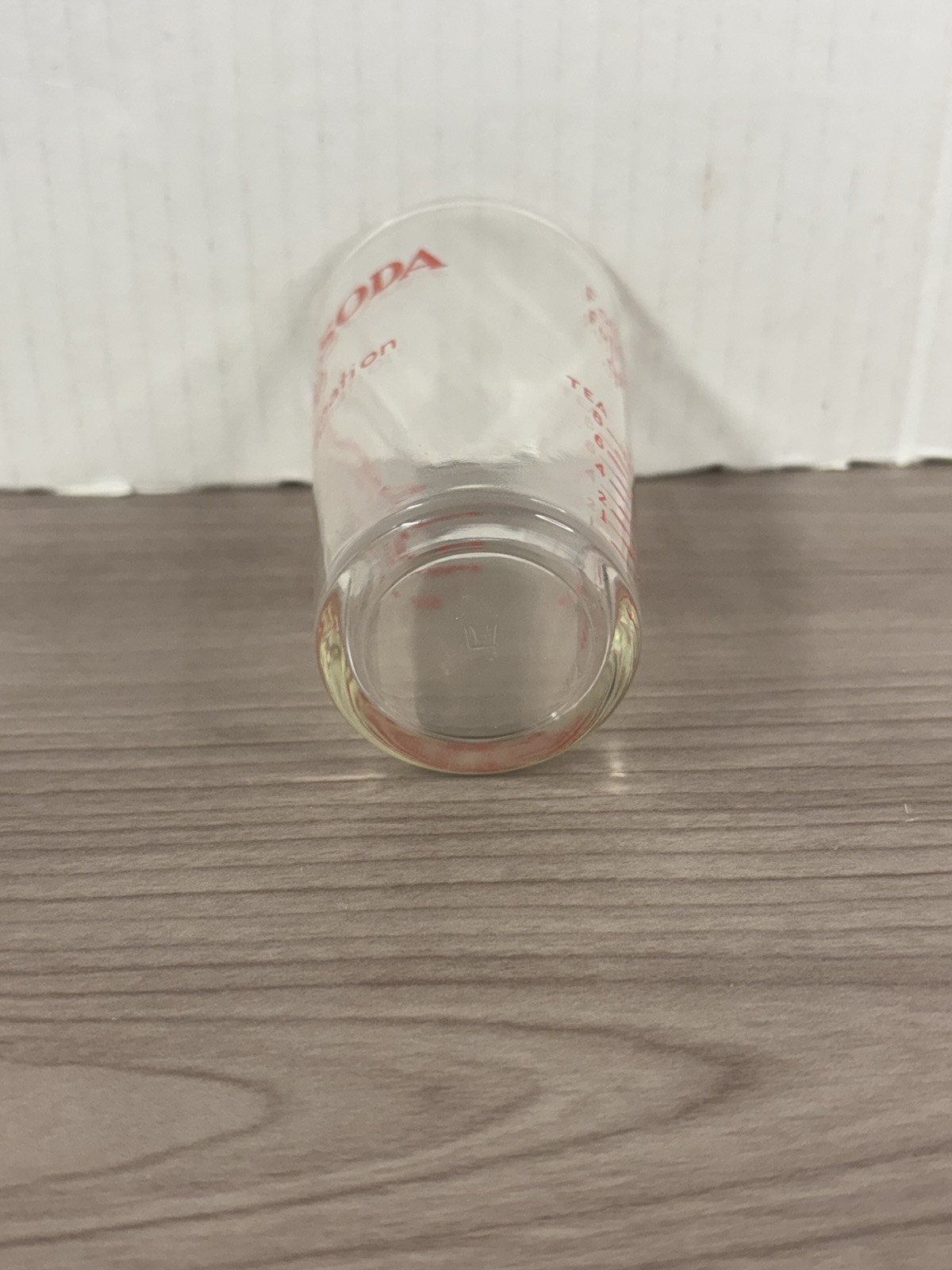 Vintage Medical Glass Phospho-Soda (Fleet) Shot Glass Measuring Cup