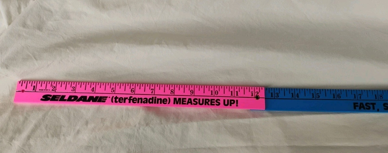 Seldane (Terfenadine) Measures Up! Pharmaceutical Drug Rep Yard Stick Rare