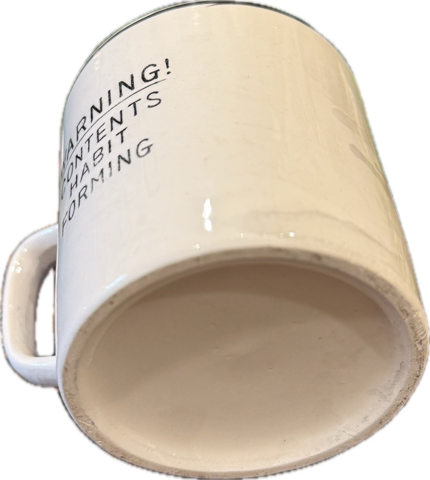 Vintage 1950s Morphine Novelty Apothecary Coffee Mug – Warning Habit Forming