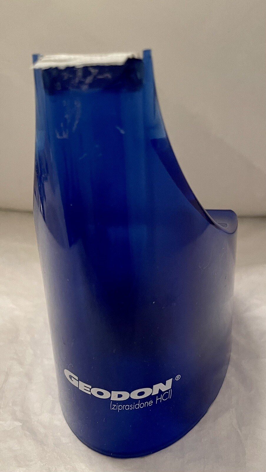 VTG GEODAN 1990’s BLUE TAPE DISPENSER/PAPERWEIGHT Pharma Drug Rep Logo