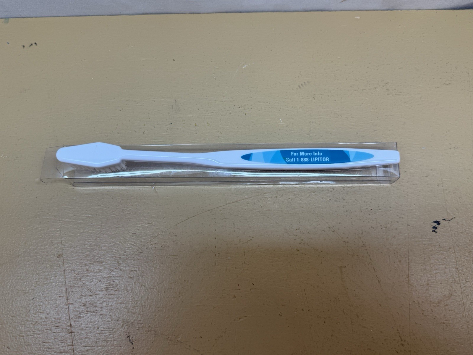 Lipitor Toothbrush Pharmaceutical Rep “Have You Taken Yur Lipitor Today” PFIZER