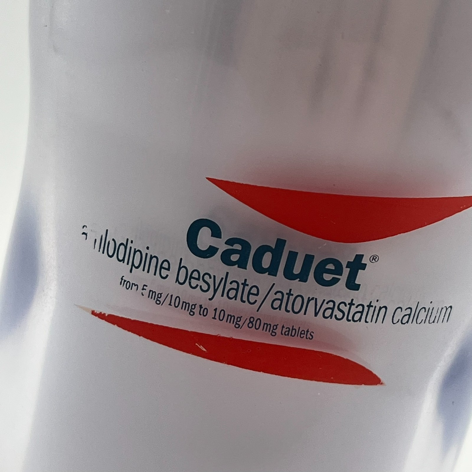 Caduet Curvy Double Wall Tumbler Travel Coffee Mug Cup Pharma Ad Marketing Promo