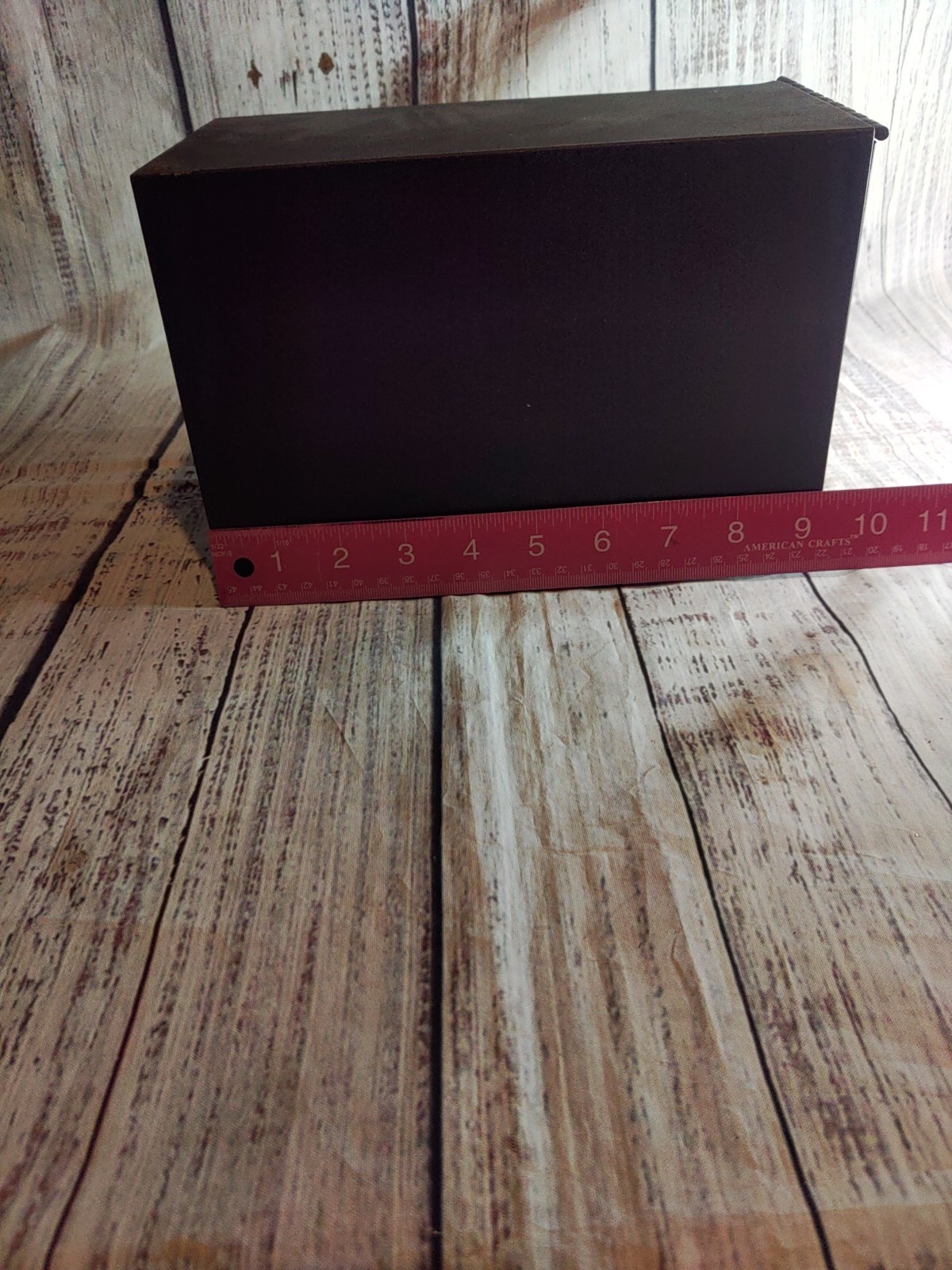 Vintage Black Metal Drugpak Rx Prescription Record File Pharmacy Box, Apothecary