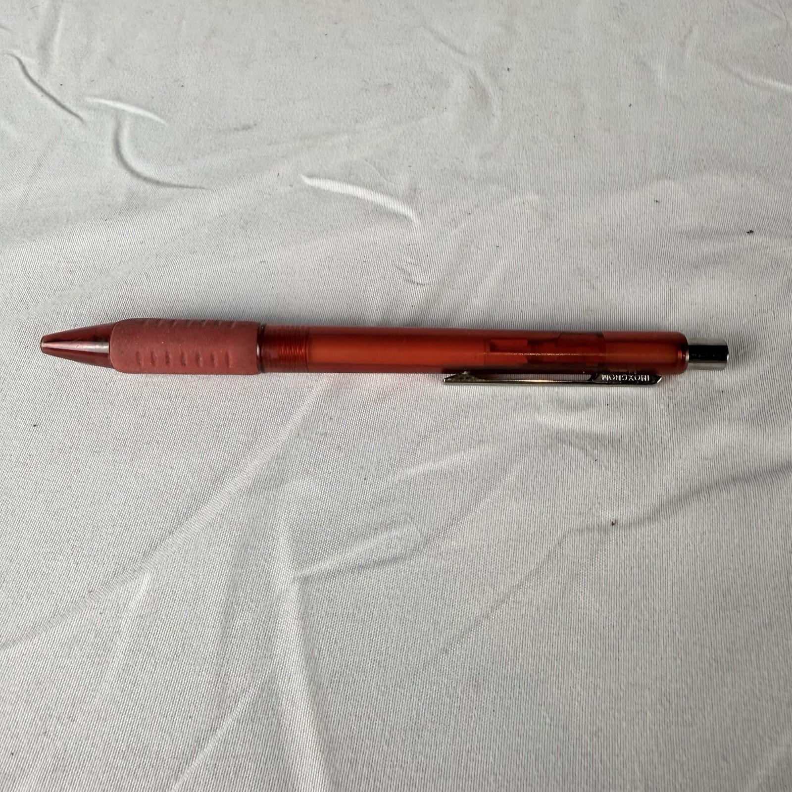 Lexapro Advertising Pen Red Translucent Black Ink Doctor Drug Pharma Rep Ad