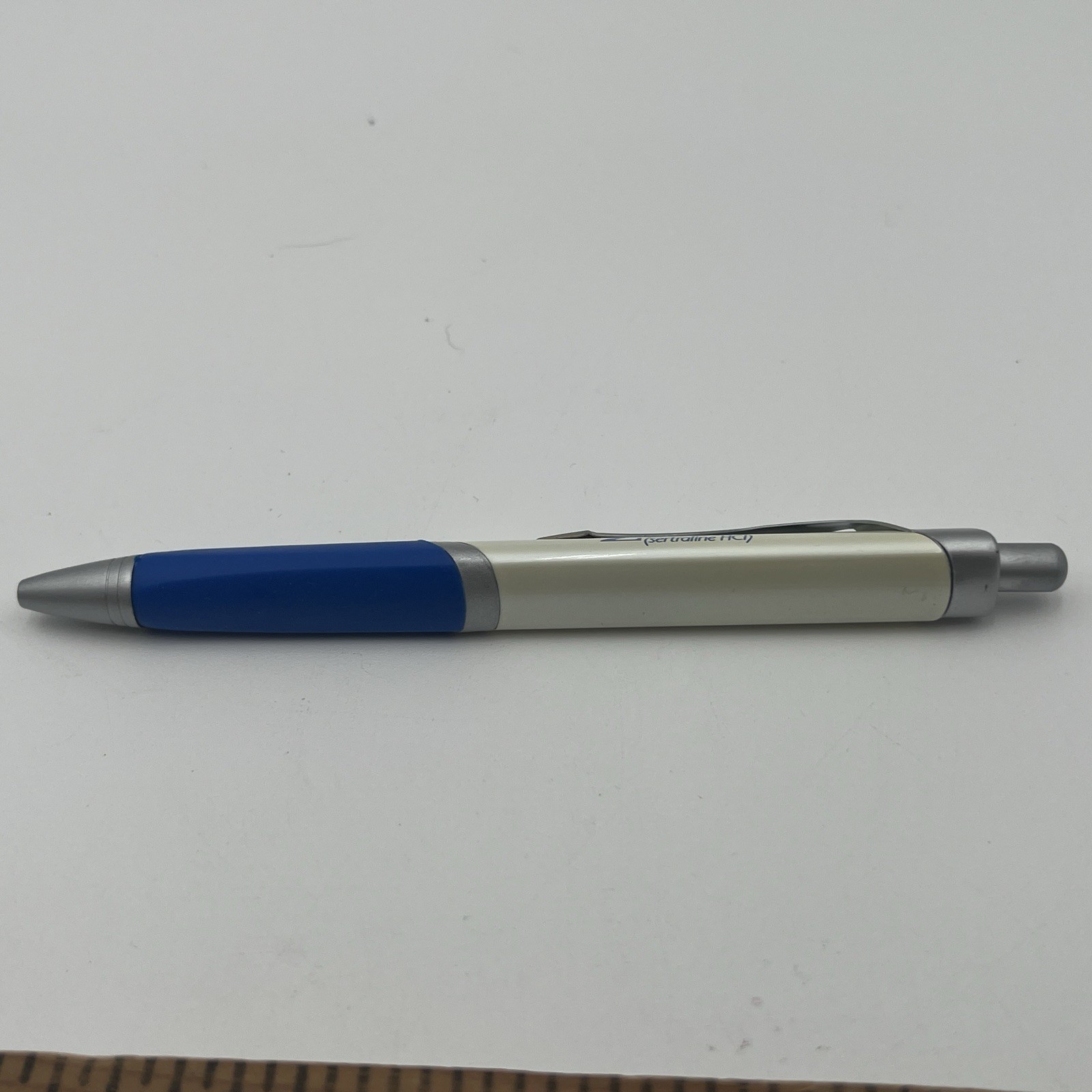 Zoloft Metal Drug Rep Pharmaceutical Promo Advertising PEN Click grip Ink Nurse