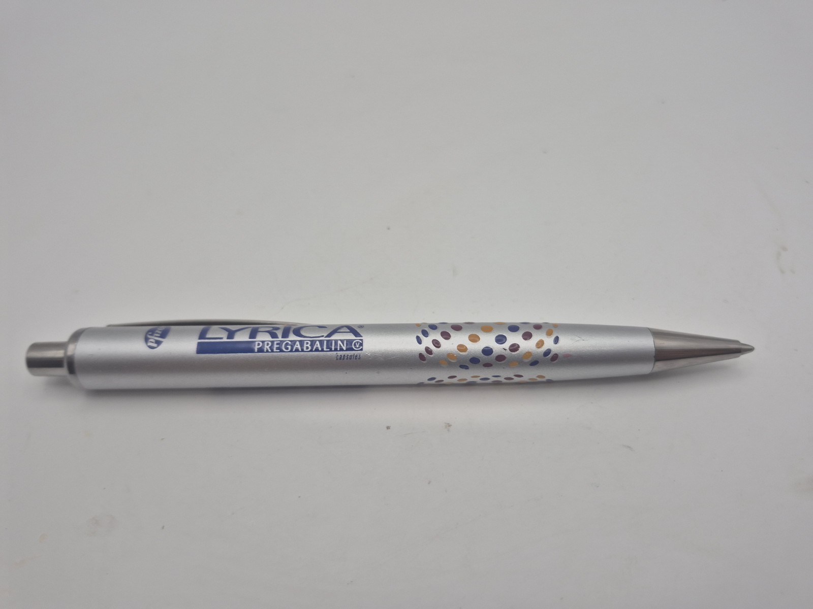 Pfizer Lyrrica Pre Gamblin Ball Point Pen Black Ink Nice Design Works