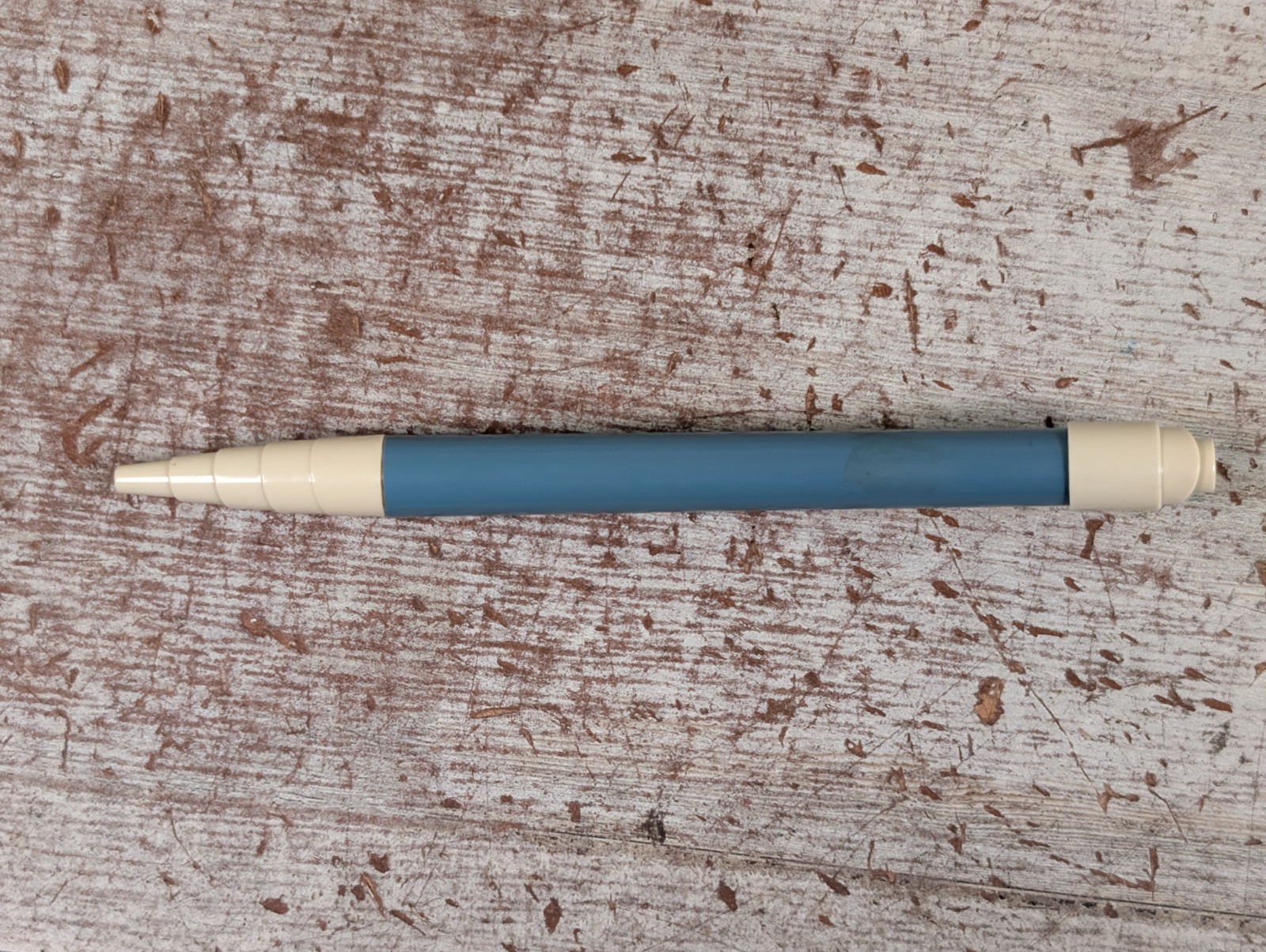 Vtg Viagra Advertising Ballpoint Pen Drug Gray Beige Stepped Art Deco DRY INK