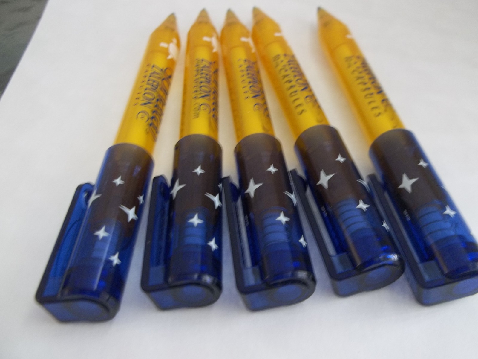 SONATA Pharmaceutical Promo Pen – Plastic – Large Cap & Clip – Lot of 5