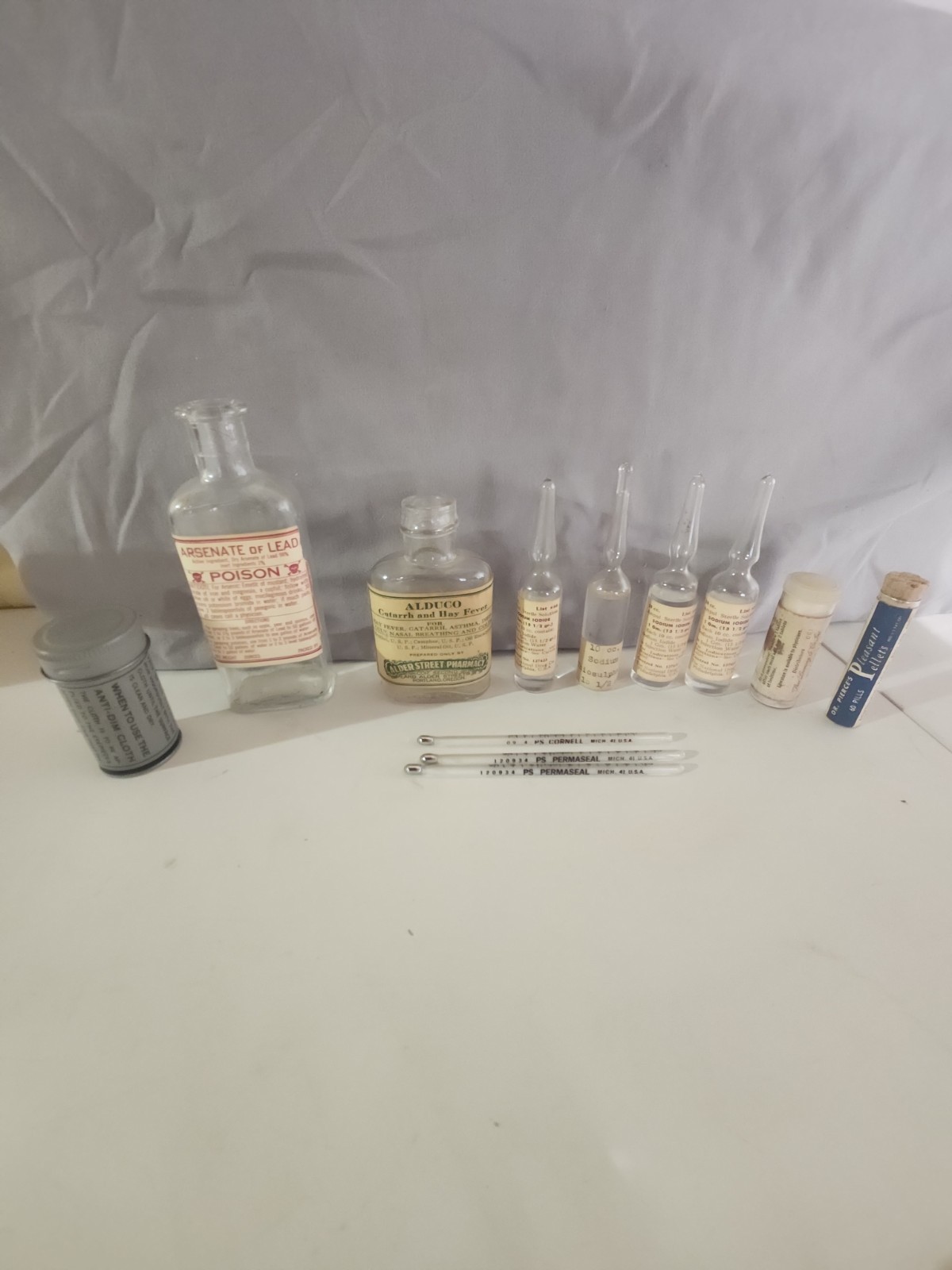 Antique Medical and Pharmaceutical Collection- 12 Pcs
