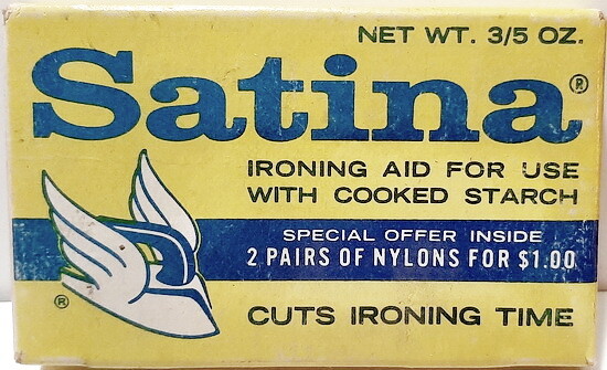Satina Ironing Aid For Us With Cooked Starch, Unopened Package, unused