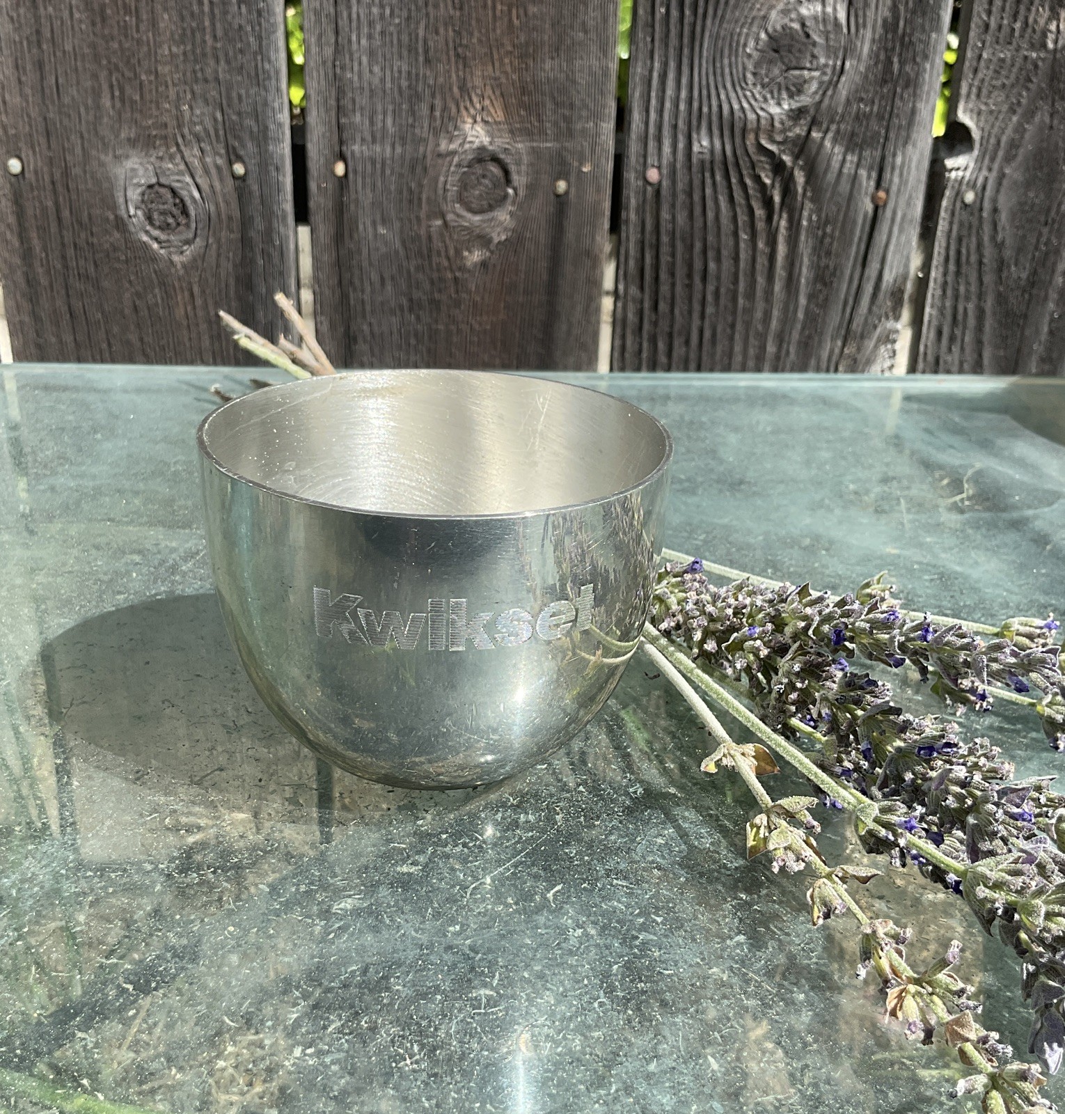 QWIKSET Shiny Pewter Kirk Stieff Cup