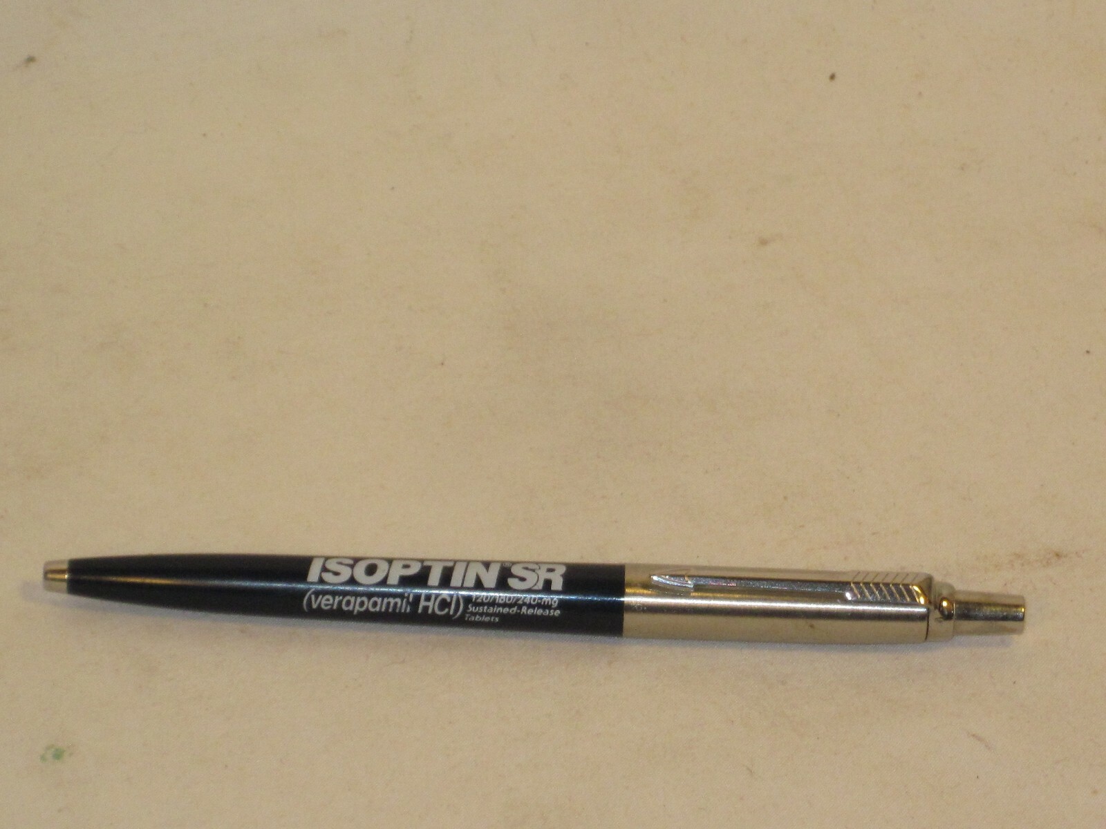 1 vintage Parker U.S.A. arrow pen Pharmaceutical promotional ISOPTIN SR