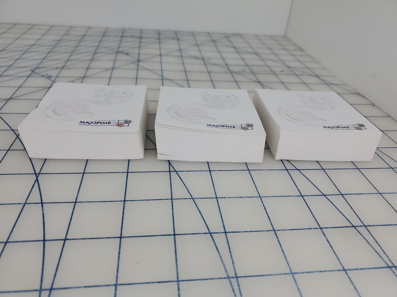 MAXIPIME cefepime HCL tablets Post-it Note pad NEW Pharmaceutical Drug Rep promo