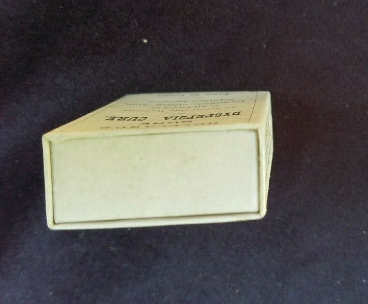 Old Advertising Medicine Box Hufeland’s Dyspepsia Cure Graeber & Potter Meriden