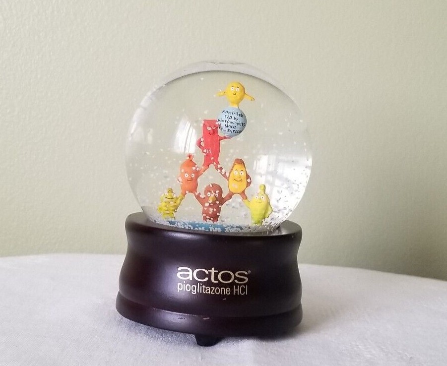 Astos Pharmaceutical Pioglitazone HCI Snow Globe Human Organs – 2001