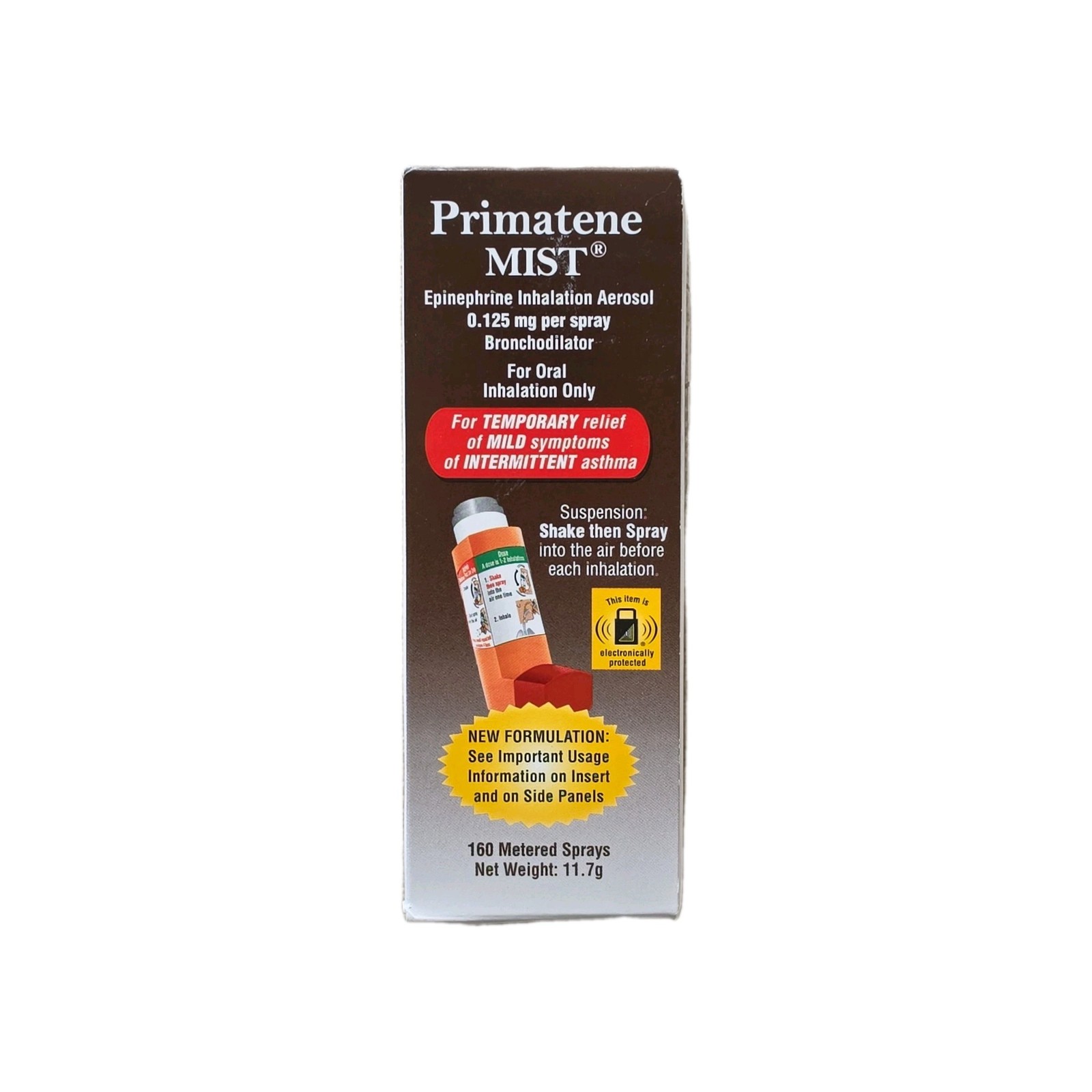 Primatene Mist Epinephrine Inhalation Aerosol 160 Sprays
