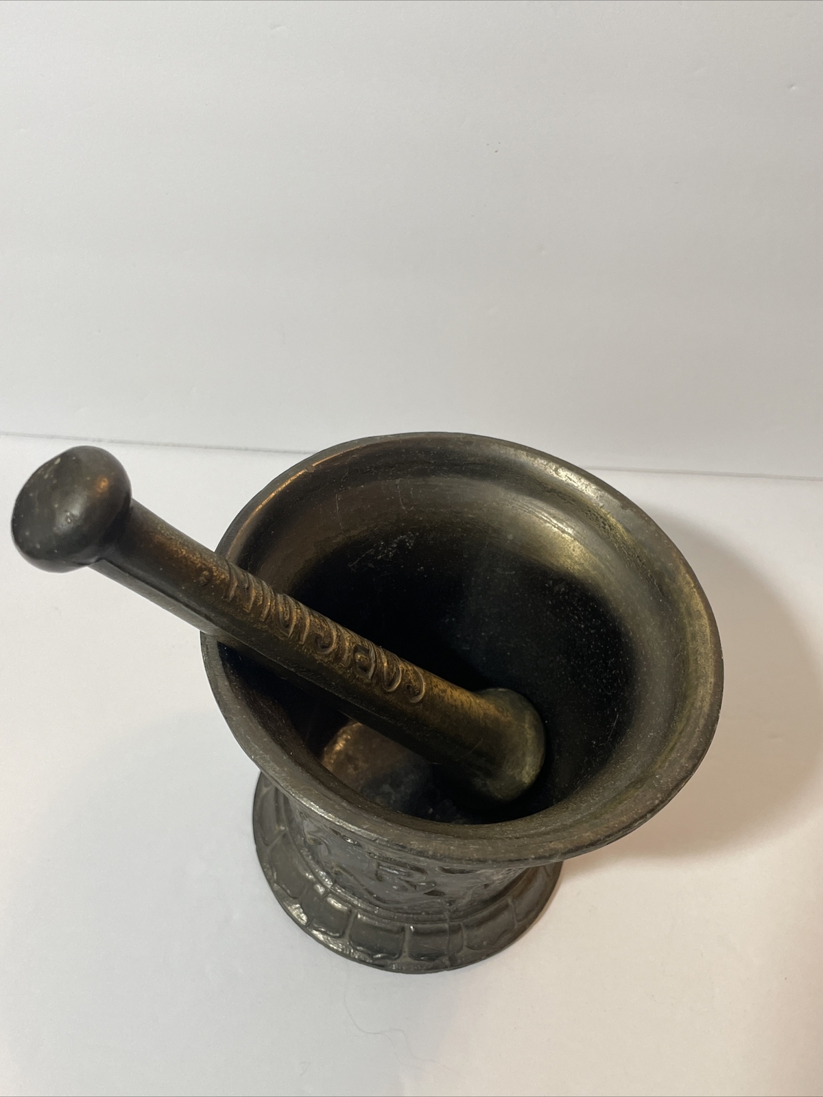 Apothecary Rx Mortar & Pestle Secundum Artem B2 Collectible Piece