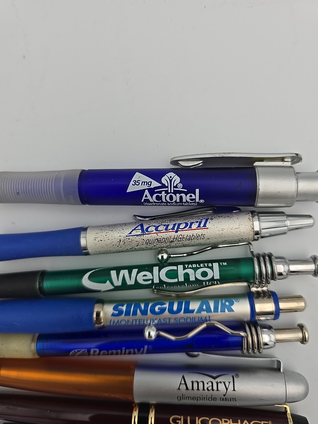 Lot 13 Pharmaceutical Drug Rep Advertisement Pens Lexapro Merck Diflucan Trovan