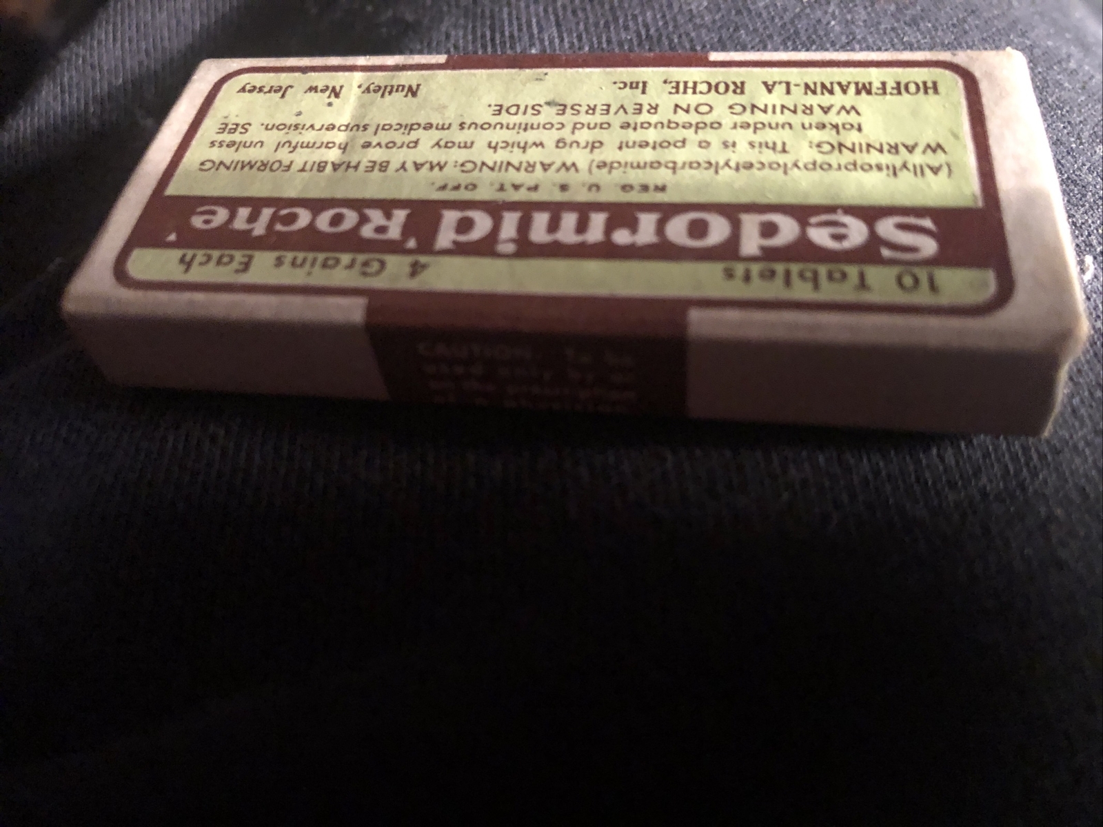 Sedormid ‘Roche’ Vintage Collectible Pharmaceutical Pillbox OOAK Medical Quack