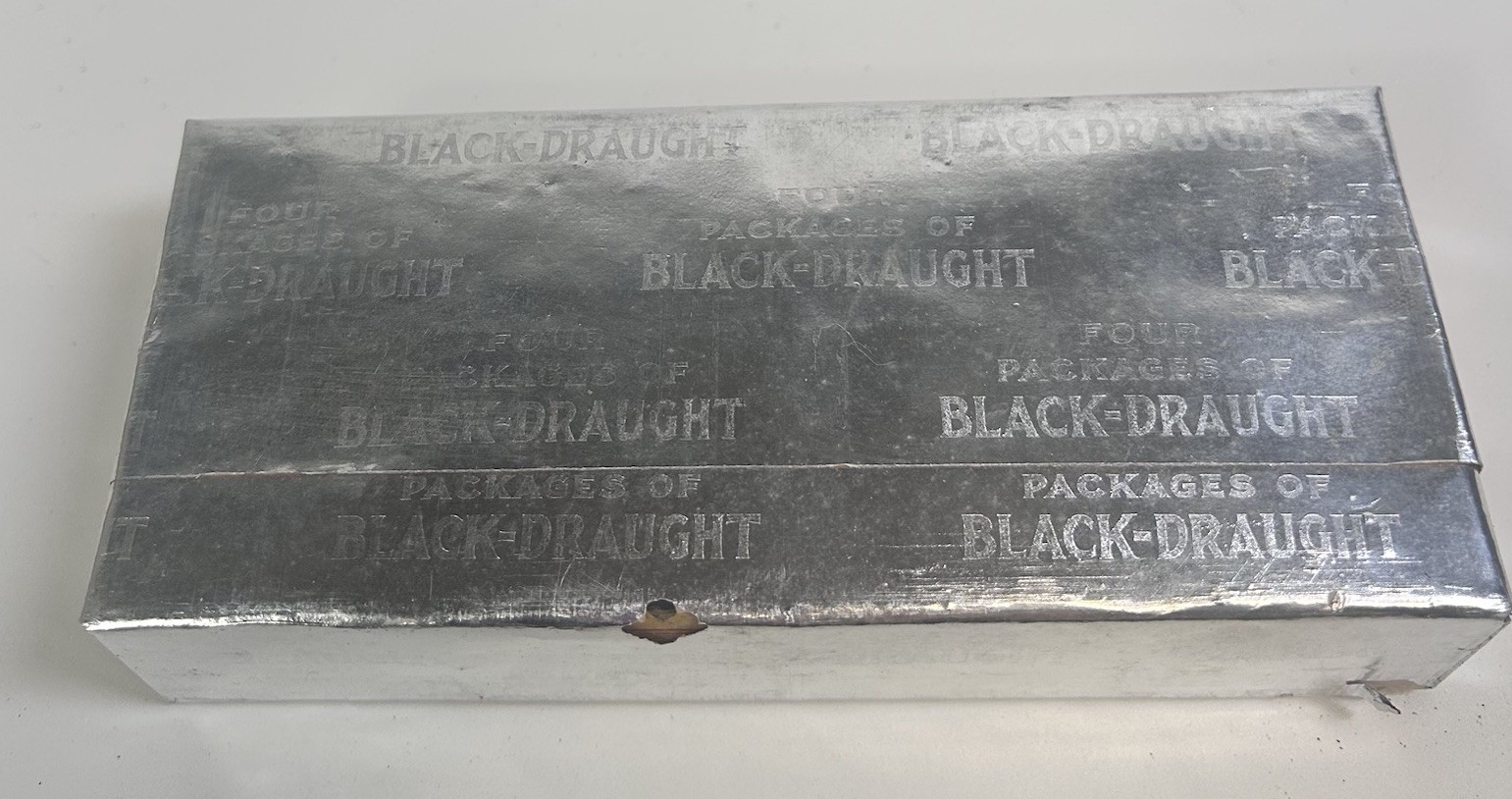 Vintage Black Draught Laxative Medicine New In Box 4 Inside Box
