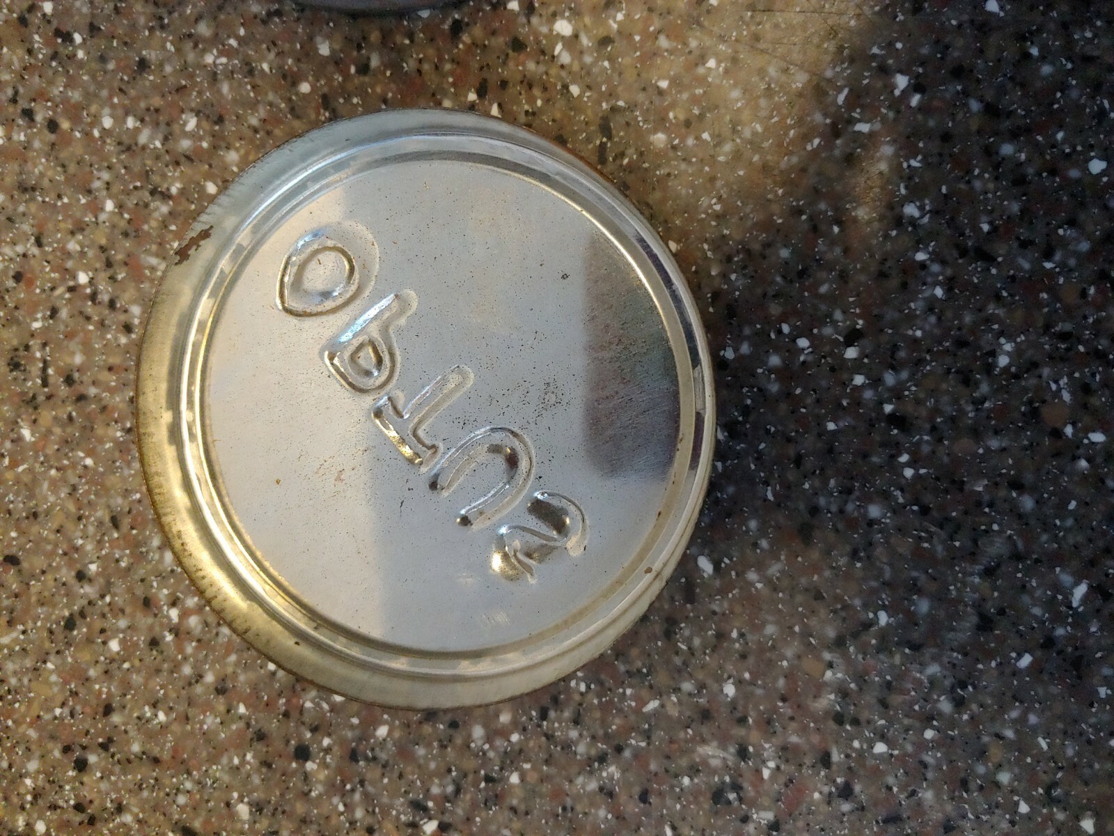 Vintage Medicine Container Optus Powdered Brown Mustard 8oz Empty Can
