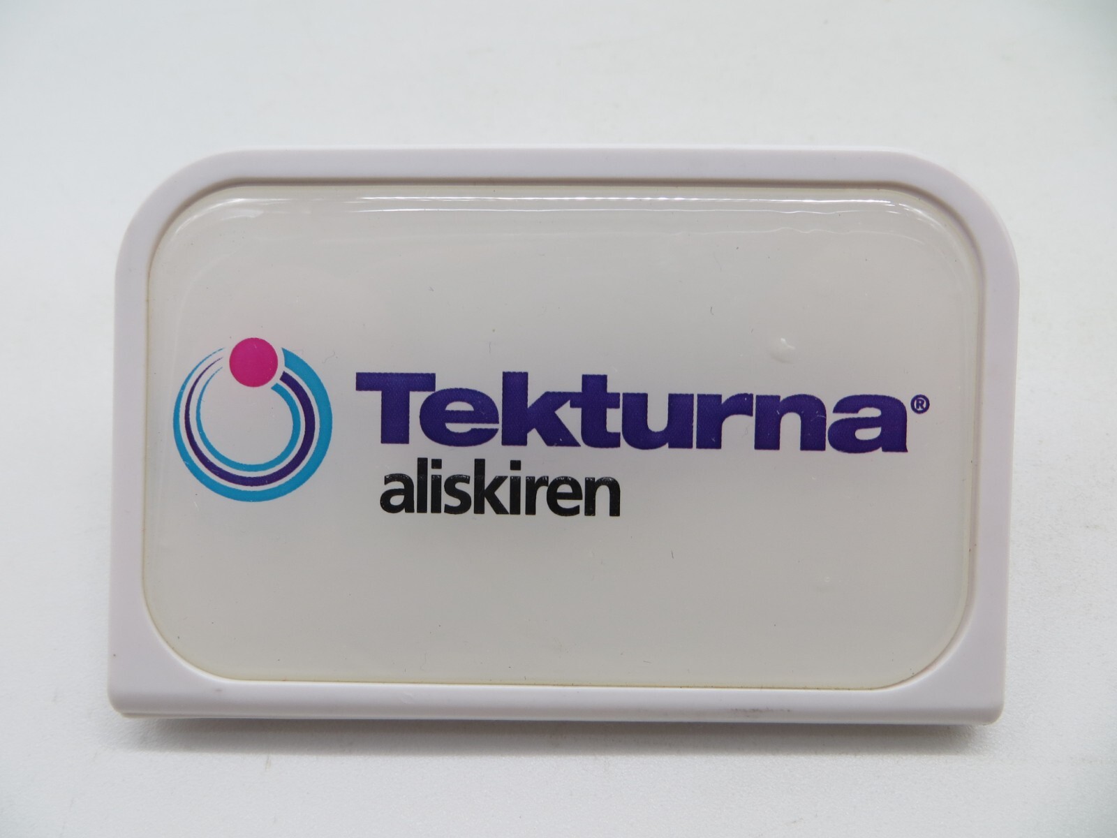 Drug Rep Promo Paper / Binder Clip doctors office promotional item TEKTURNA #635