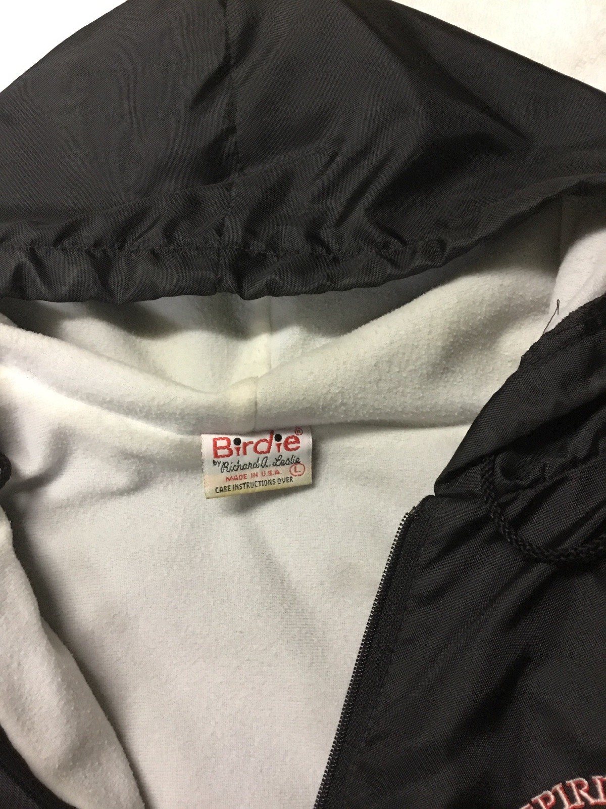 DRUG REP ITEM NASAL CROM JACKET WITH HOOD HTF USED
