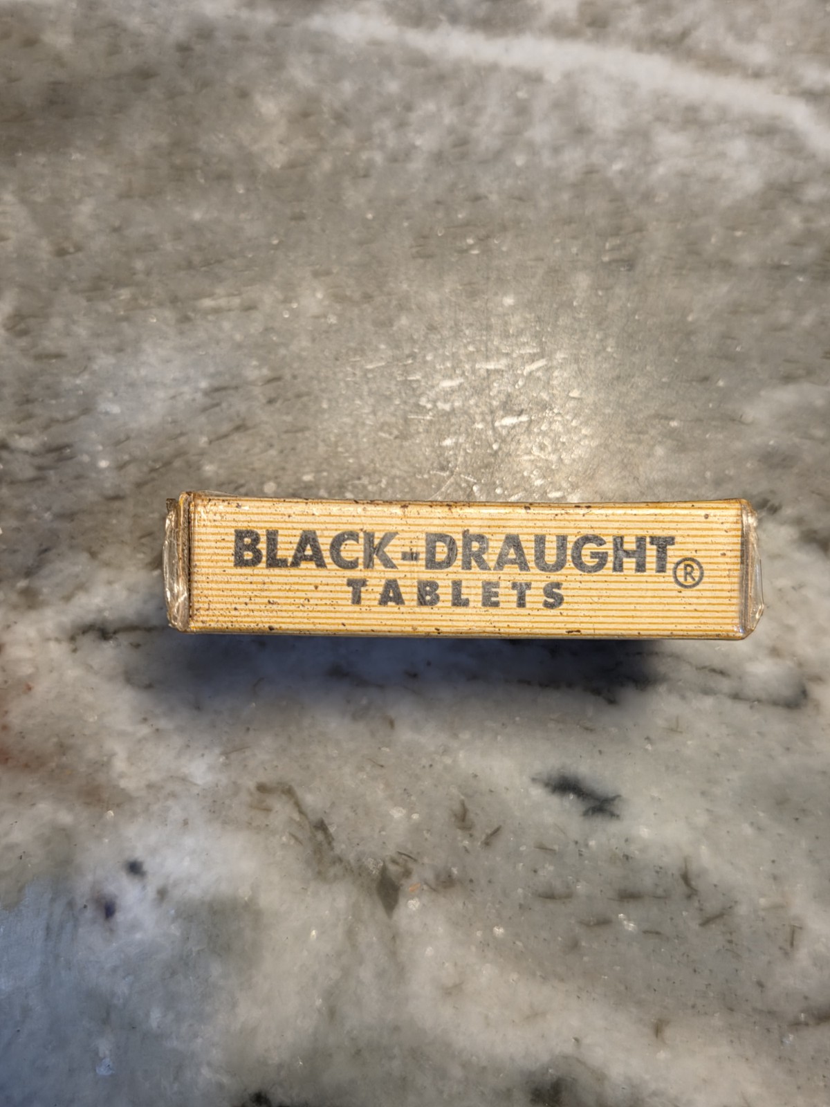 2 Vintage Black-Draught Tablets Pleasant Laxative Box Package Black-Draught