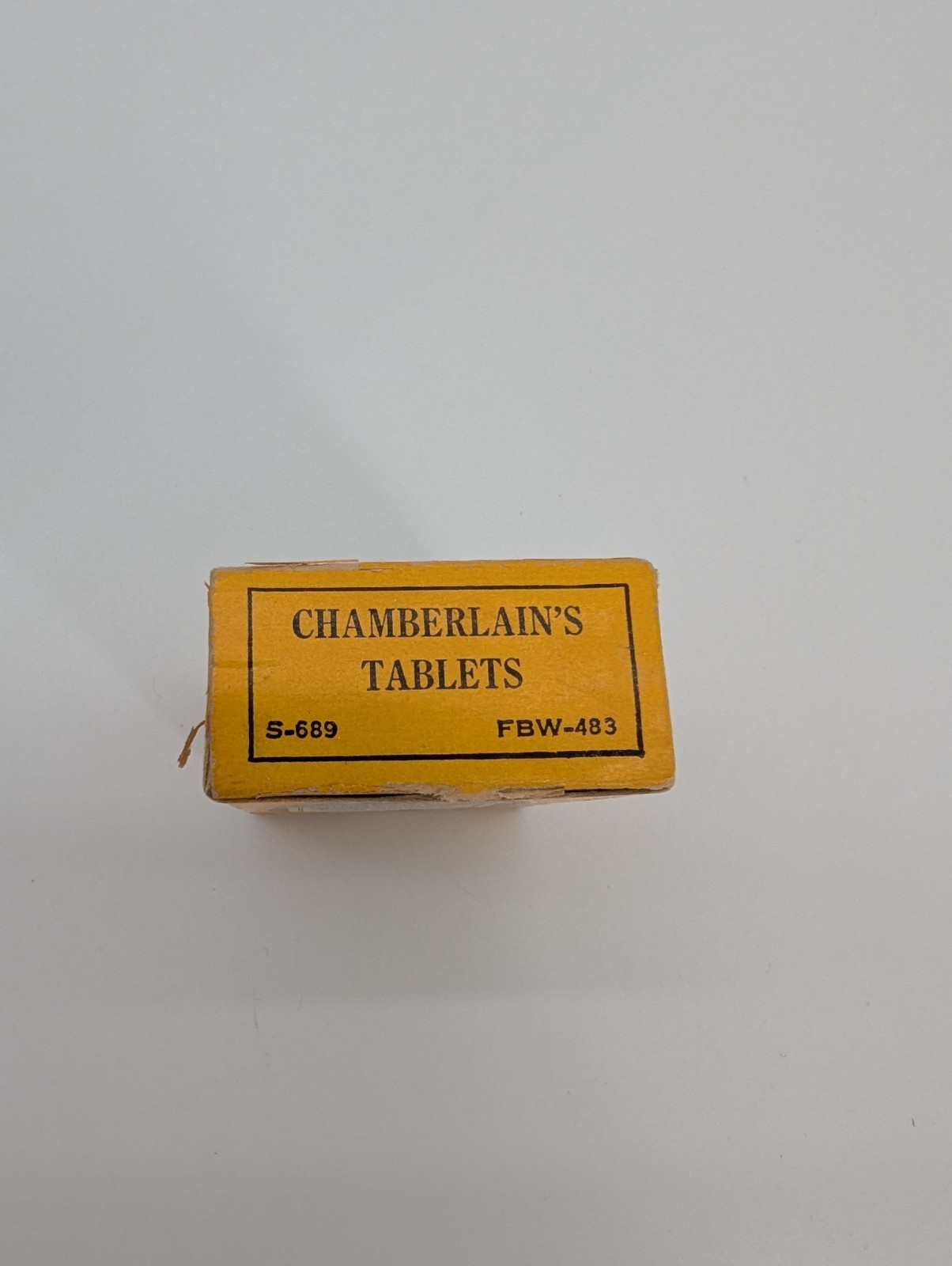 Chamberlains Tablets Apothecary Museum Grade 1940s Vtg