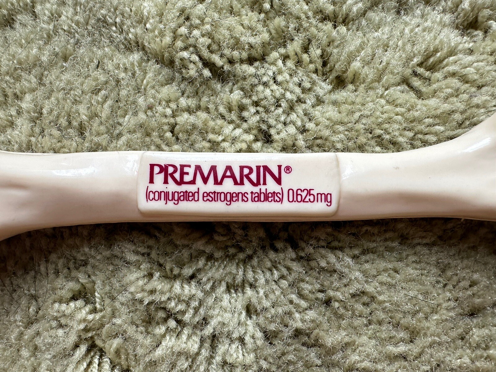 Premarin Faux Bone Drug Rep Model Advertisement