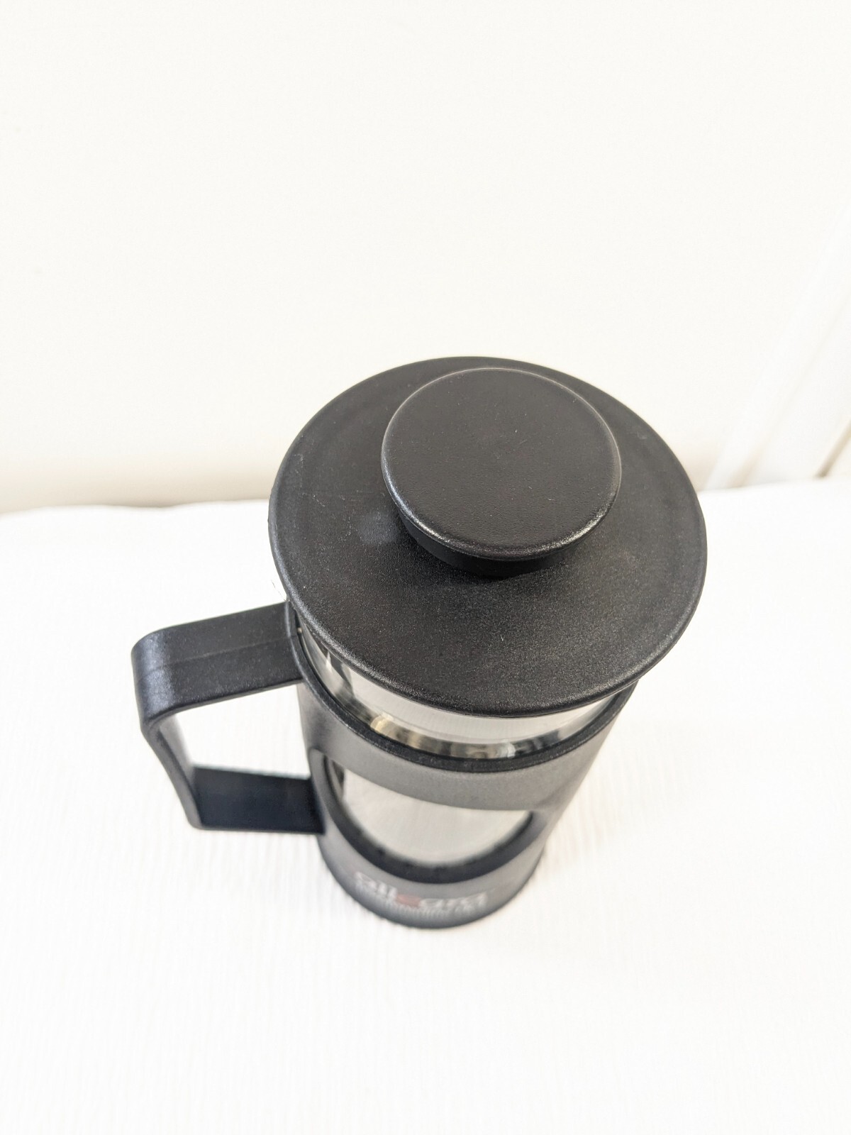 Allegra French Press coffee pot promotional item pharmaceutical promo Drug Rep