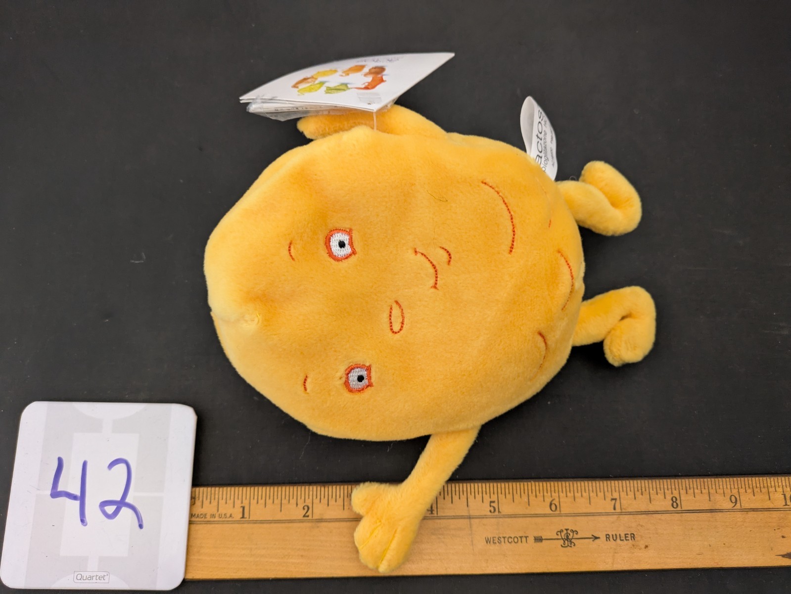 Actos Pharmaceutical Drug Rep Plush Beanbag Toy W/Tags Orange
