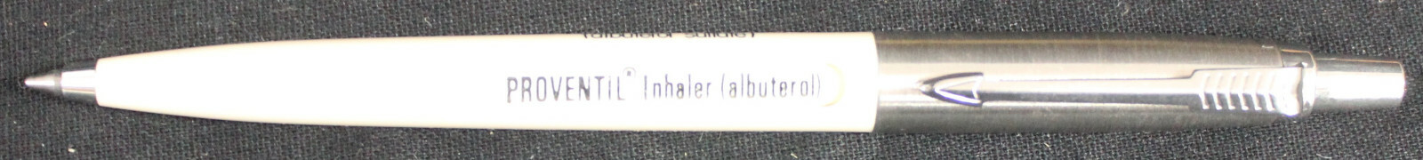 Original Vintage Parker Proventil Tablets Advertising Ballpoint Pen w/Box