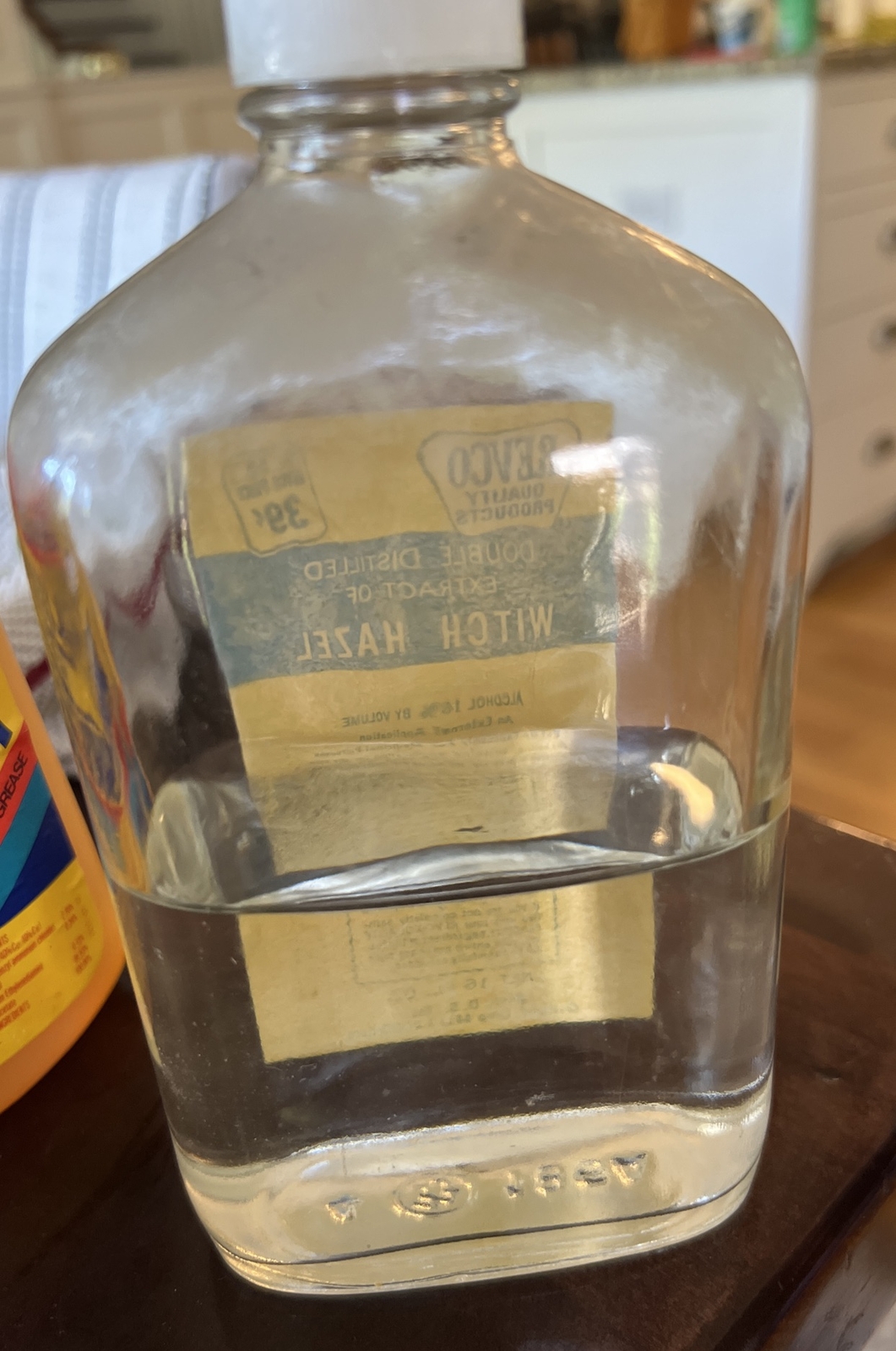 Vintage Medicine Pharmacy Btl Revco Drug Stores Glass Witch Hazel
