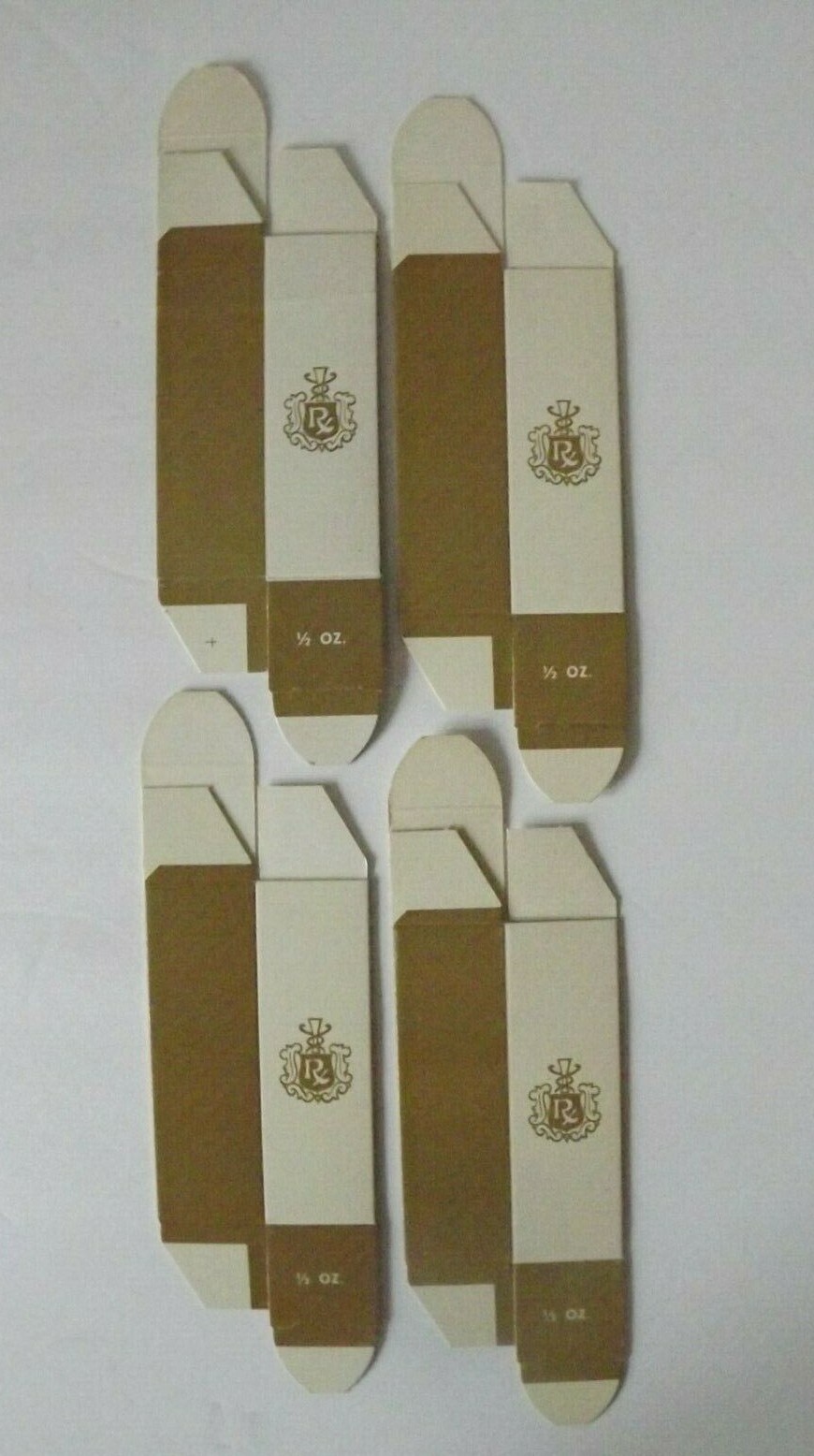 Vintage Lot Of 14 RX Box Unbranded 1/2 OZ. Dropper Bottle Boxes New Old Stock