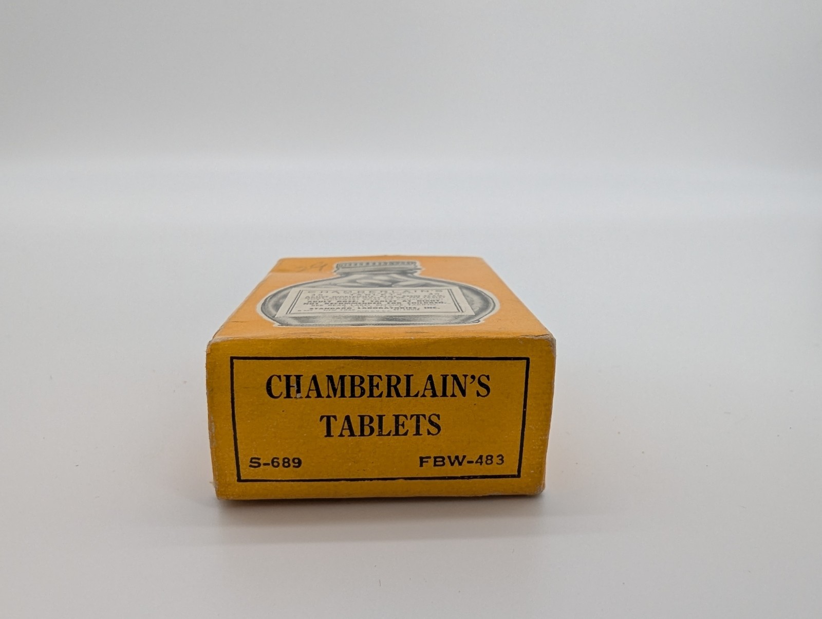 Chamberlains Tablets Apothecary Museum Grade 1940s Vtg