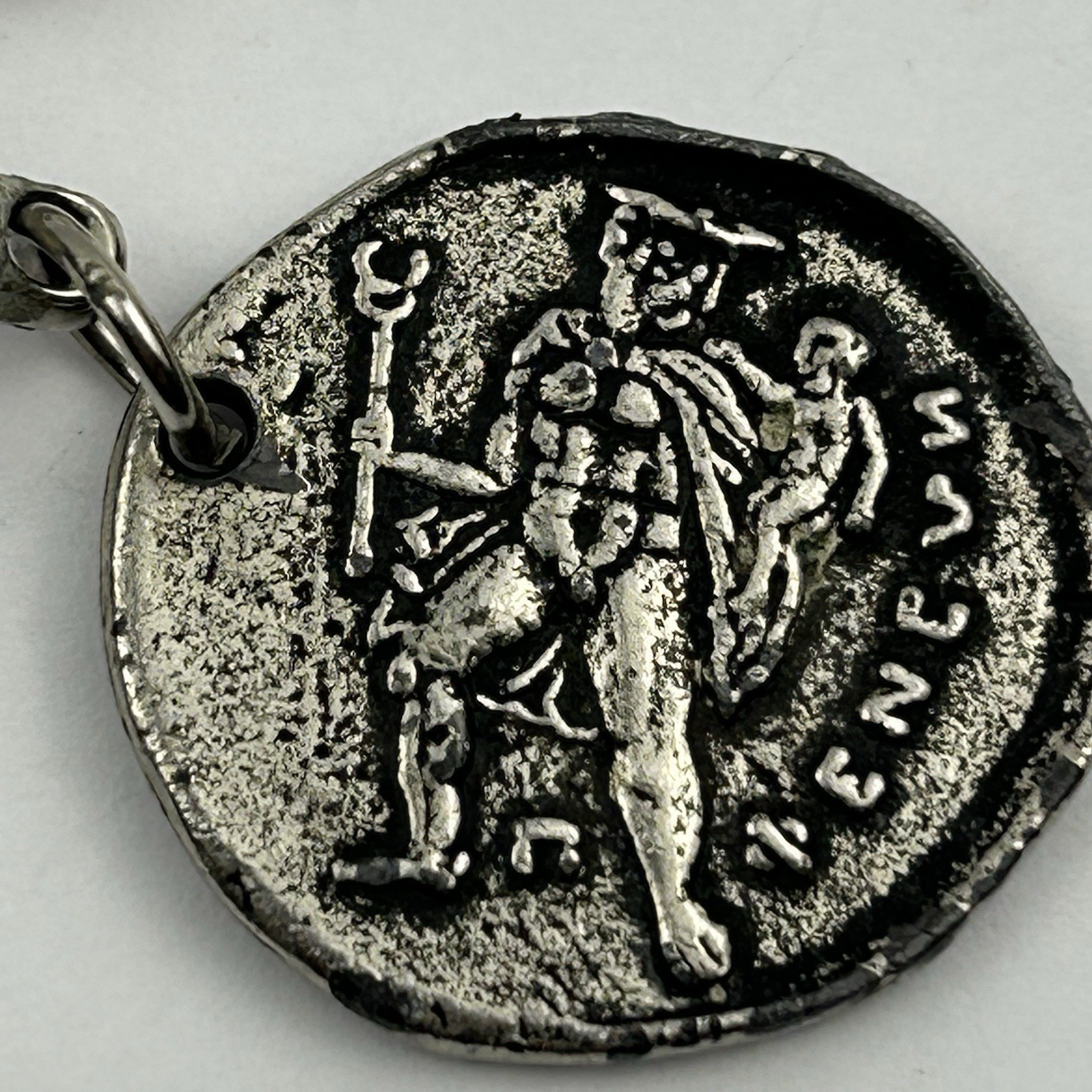 Vintage Tinactin Pharmaceutical Advertising Token Keychain – Wrestler Athlete