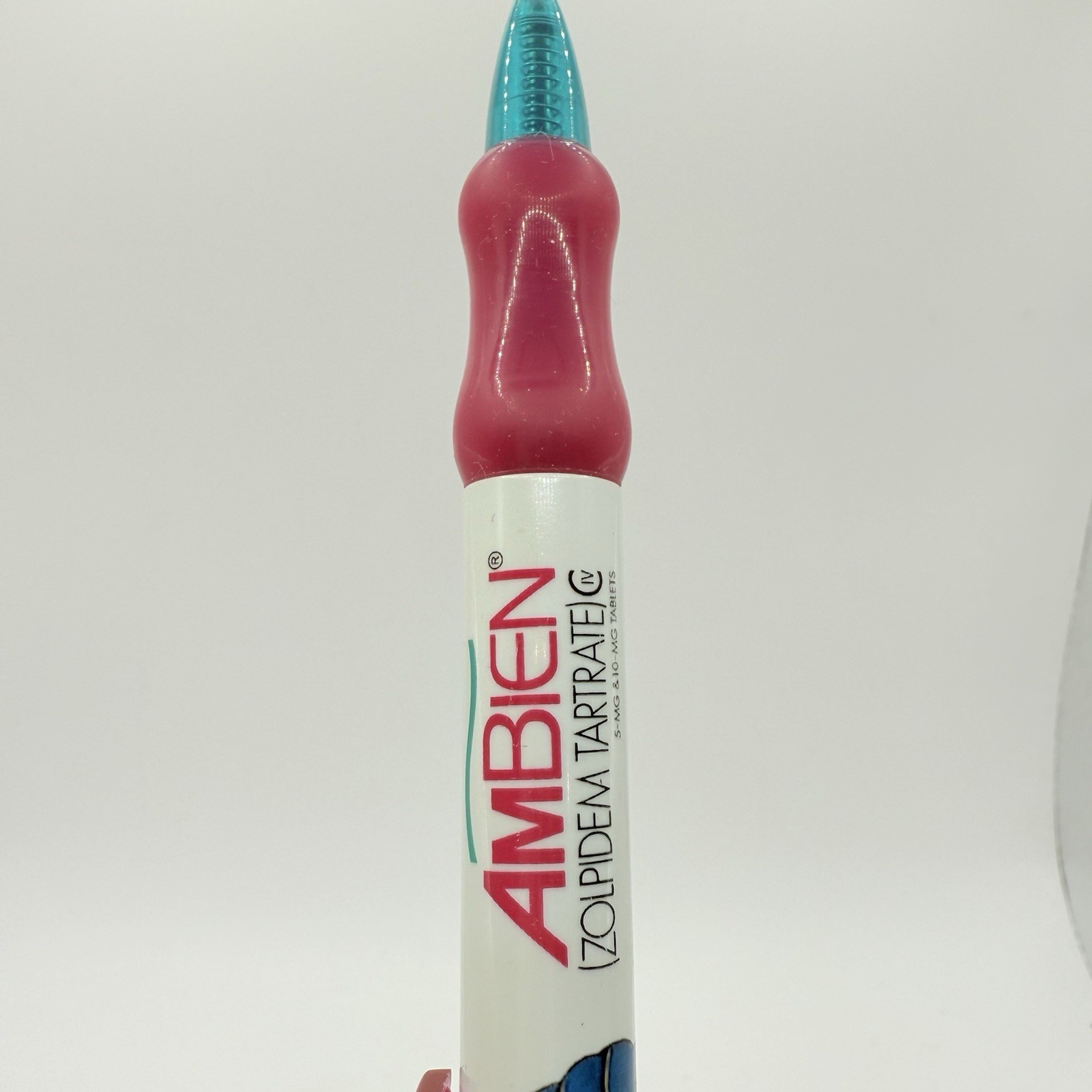 Ambien PEN Drug Rep Pharmaceutical Promo Medical Advertising Rare Pink – Working