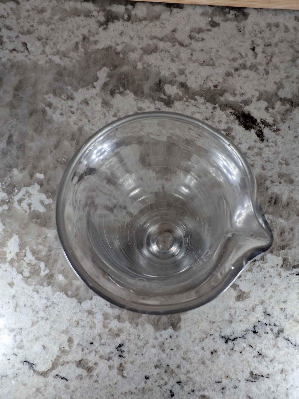 Apothecary Conical Footed Glass Measuring Beaker Spout Vintage 4oz 5.25 Pharmacy
