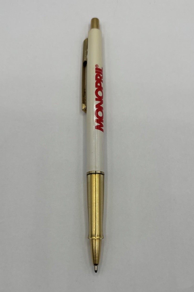 MONOPRIL Promo Pen Pharmaceutical Drug Rep Advertising Click Pen – Used