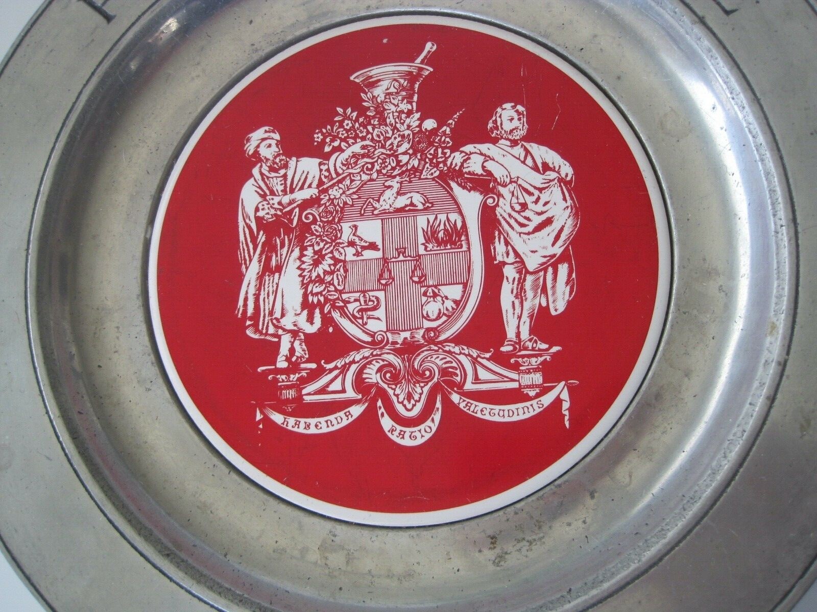 Pharmaceutical Society Wilton Pewter Plate 11″