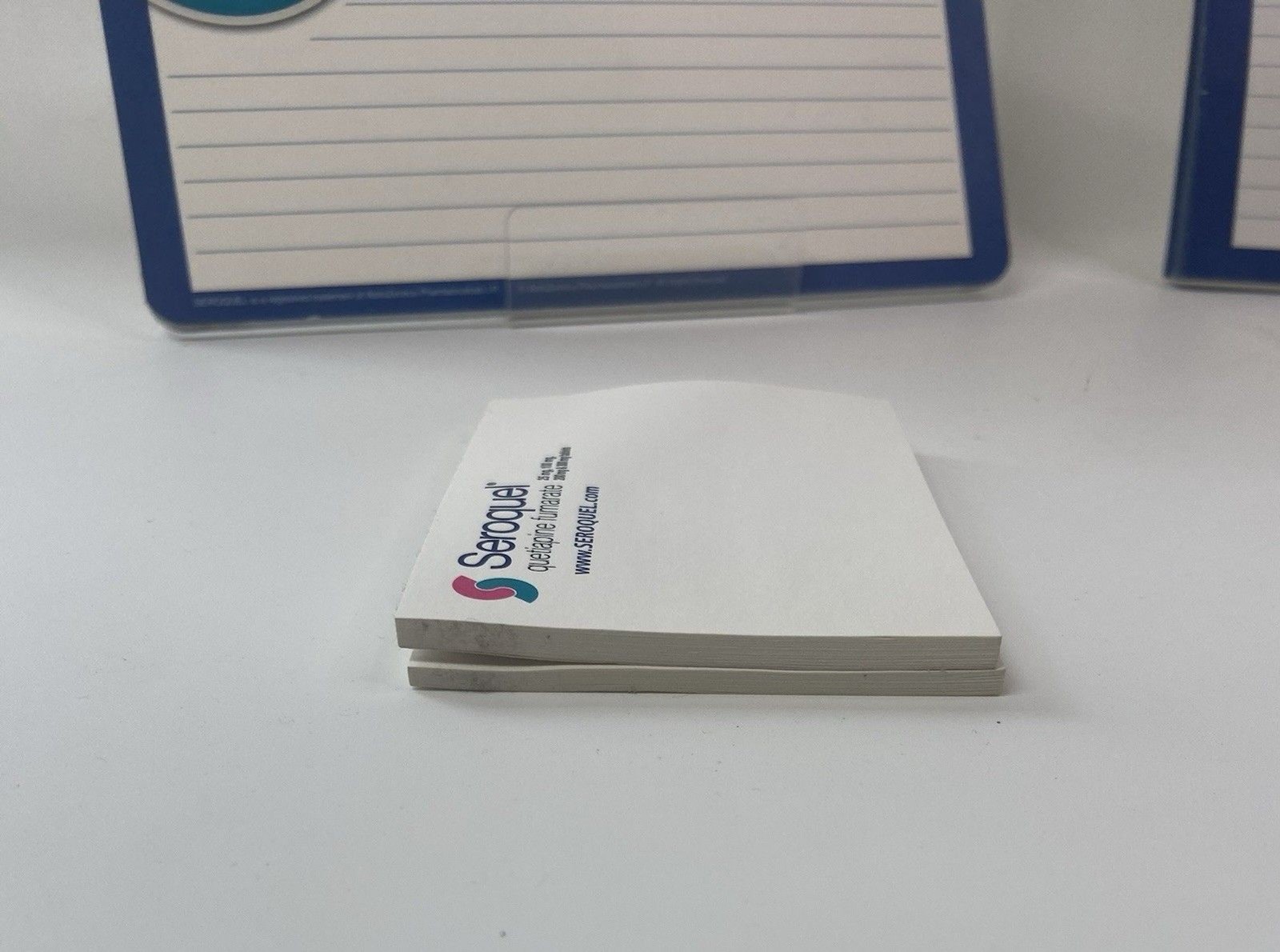 Drug Rep Seroquel Paper Notepad Collectible Pens Plastic Unique Pharmaceutical